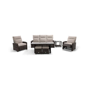 Ellis Reclining 7 Piece Sofa Conversation Group Dove Acrylic - The Great Escape