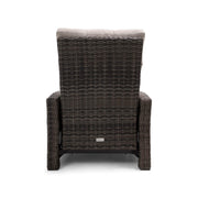 Ellis Reclining High Back Recliner Chair Dove Acrylic - The Great Escape