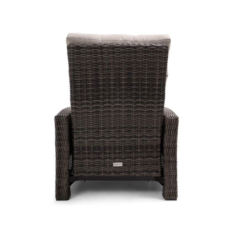 Ellis Reclining High Back Recliner Chair Dove Acrylic - The Great Escape