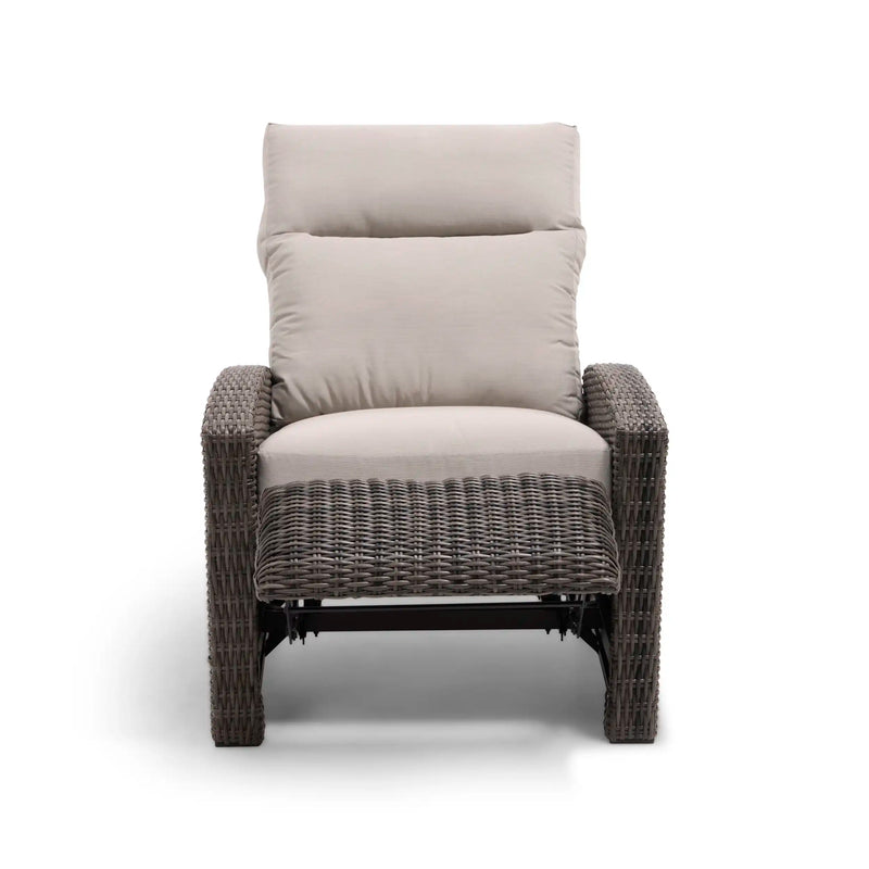 Ellis Reclining High Back Recliner Chair Dove Acrylic - The Great Escape