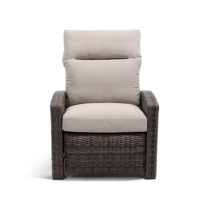 Ellis Reclining High Back Recliner Chair Dove Acrylic - The Great Escape