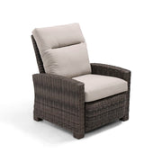 Ellis Reclining High Back Recliner Chair Dove Acrylic - The Great Escape