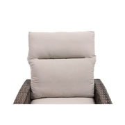 Ellis Reclining High Back Recliner Chair Dove Acrylic - The Great Escape