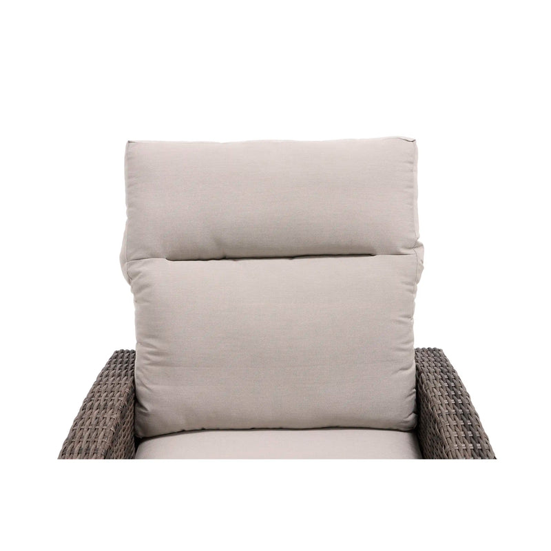 Ellis Reclining High Back Recliner Chair Dove Acrylic - The Great Escape