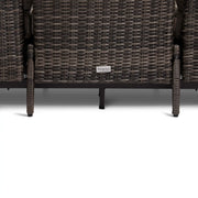 Ellis Reclining High Back End Sofa Dove Acrylic - The Great Escape