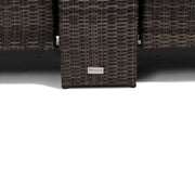 Ellis Reclining High Back Loveseat With Console Dove Acrylic - The Great Escape