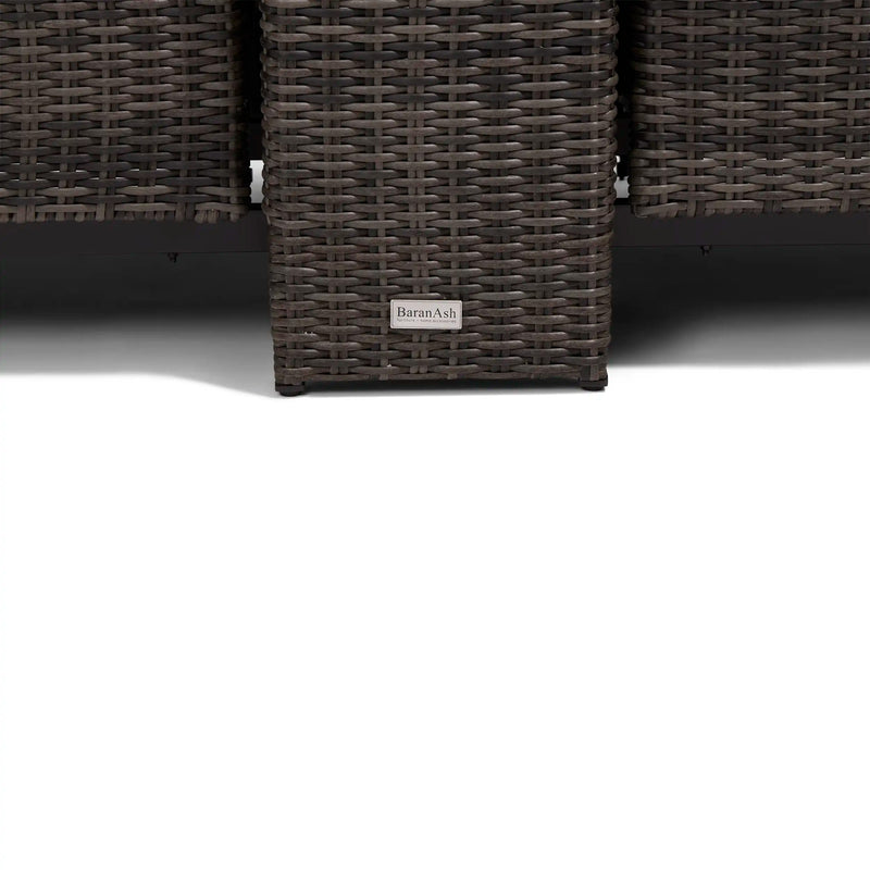 Ellis Reclining High Back Loveseat With Console Dove Acrylic - The Great Escape