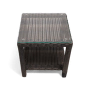 19" Square Woven End Table - The Great Escape
