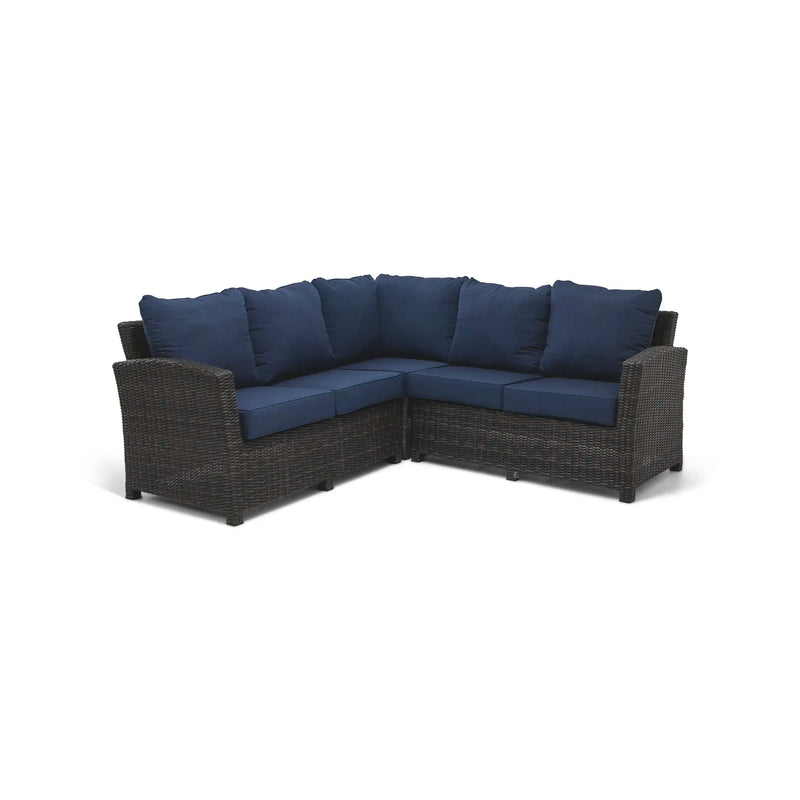 Ellis 3 Piece Sectional Group Indigo Acrylic - The Great Escape