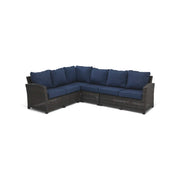 Ellis 4 Piece Sectional Group Indigo Acrylic - The Great Escape