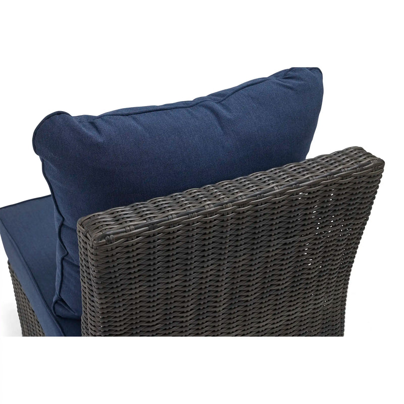 Ellis Armless Section Indigo Acrylic - The Great Escape