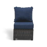 Ellis Armless Section Indigo Acrylic - The Great Escape