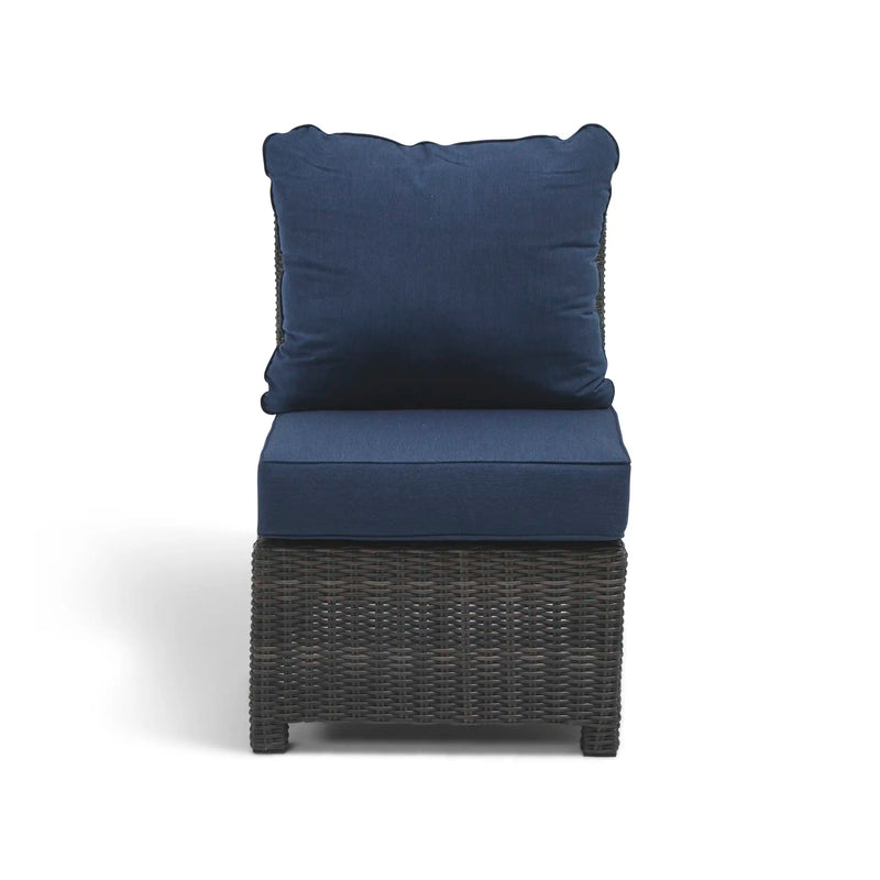 Ellis Armless Section Indigo Acrylic - The Great Escape