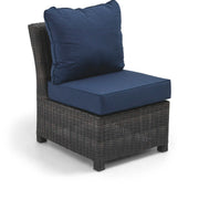 Ellis Armless Section Indigo Acrylic - The Great Escape