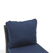 Ellis Armless Section Indigo Acrylic - The Great Escape