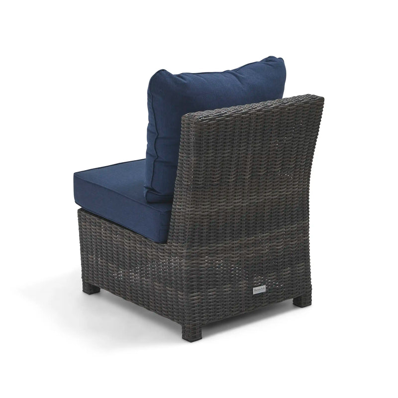 Ellis Armless Section Indigo Acrylic - The Great Escape