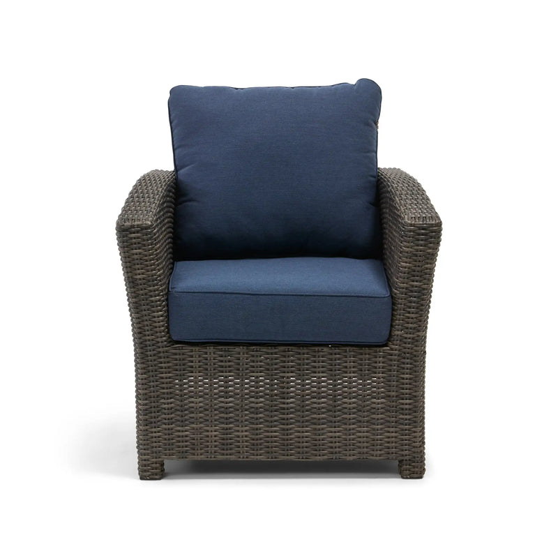 Ellis Indigo Acrylic Lounge Chair - The Great Escape