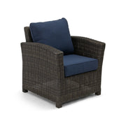 Ellis Indigo Acrylic Lounge Chair - The Great Escape