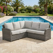 Ellis 3 Piece Sectional Group Dove Acrylic - The Great Escape