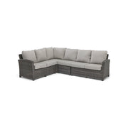 Ellis 4 Piece Sectional Group Dove Acrylic - The Great Escape