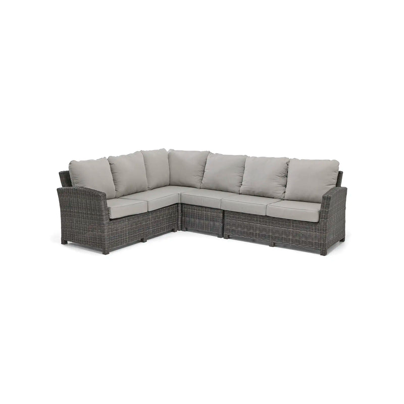 Ellis 4 Piece Sectional Group Dove Acrylic - The Great Escape