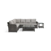 Ellis 6 Piece Sectional Chat Group Dove Acrylic - The Great Escape
