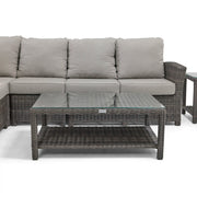 Ellis 6 Piece Sectional Chat Group Dove Acrylic - The Great Escape