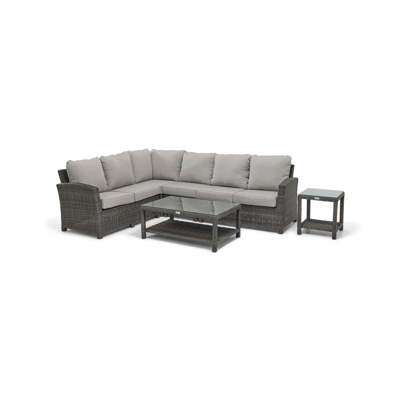 Ellis 6 Piece Sectional Chat Group Dove Acrylic - The Great Escape