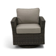 Ellis Dove Acrylic Swivel Glider - The Great Escape