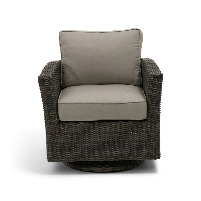 Ellis Dove Acrylic Swivel Glider - The Great Escape