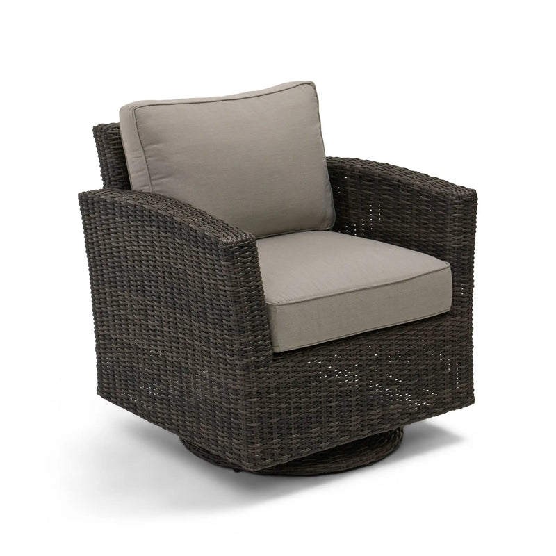 Ellis Dove Acrylic Swivel Glider - The Great Escape