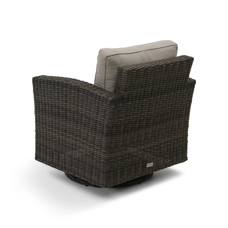 Ellis Dove Acrylic Swivel Glider - The Great Escape