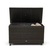Ellis Silver Oak Woven Storage Chest - The Great Escape