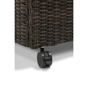 Ellis Silver Oak Woven Storage Chest - The Great Escape