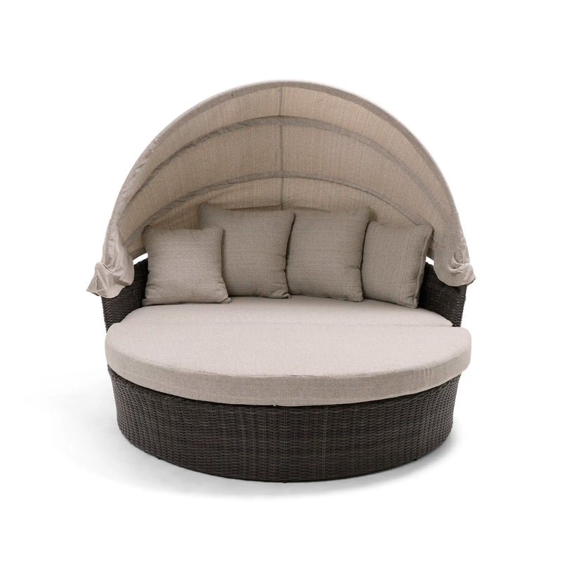 Asher Silver Oak XL 71" Rd. Canopy Daybed - The Great Escape