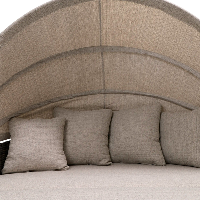 Asher Silver Oak XL 71" Rd. Canopy Daybed - The Great Escape