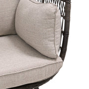 Asher Silver Oak XL Stationary Egg Chair - The Great Escape