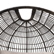 Asher Silver Oak XL Stationary Egg Chair - The Great Escape