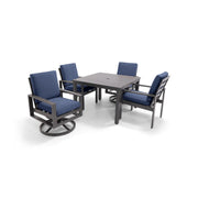 Sutton Cushioned 5 Piece Dining Group Indigo - The Great Escape
