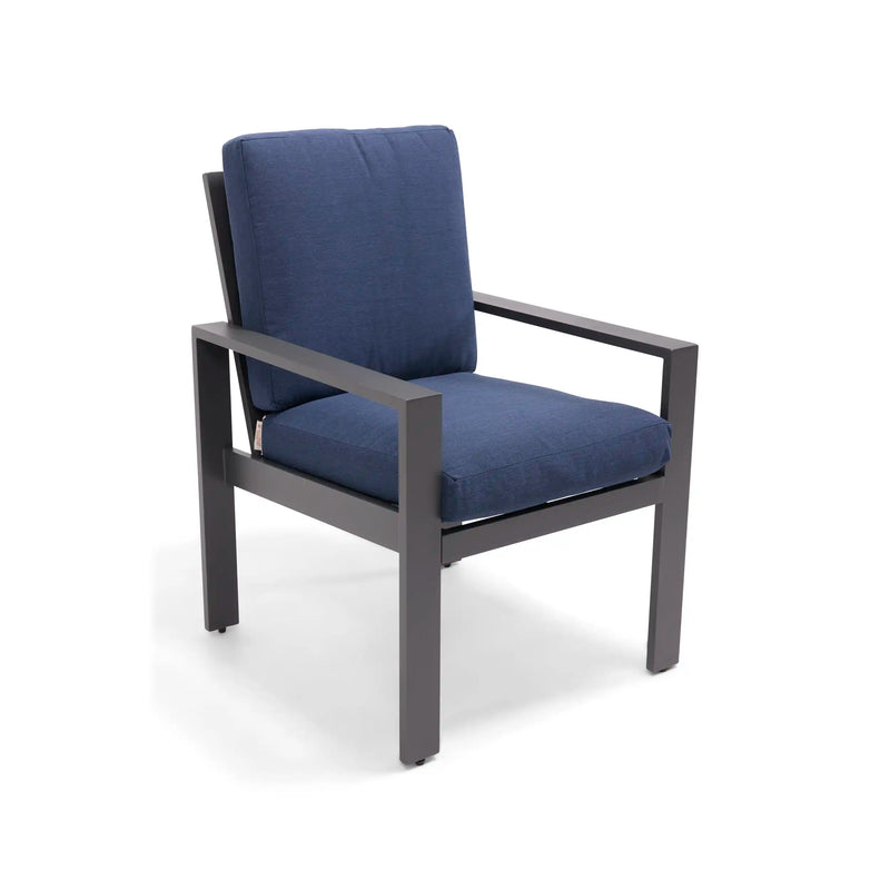 Sutton Cushioned Dining Chair Indigo - The Great Escape