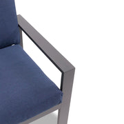 Sutton Cushioned Dining Chair Indigo - The Great Escape