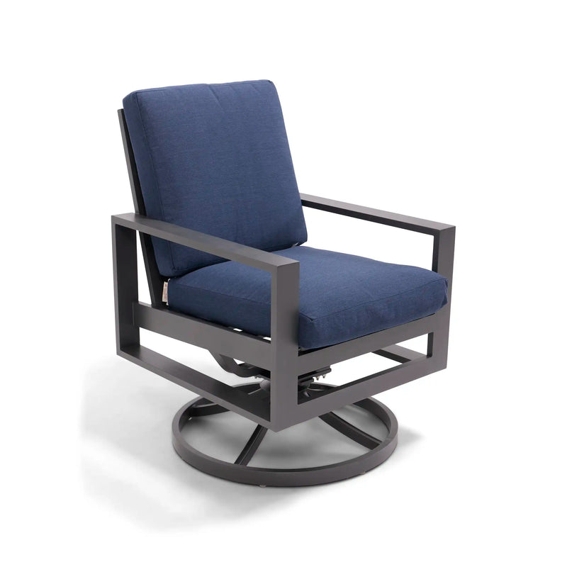 Sutton Cushioned Swivel Rocker Dining Chair - The Great Escape