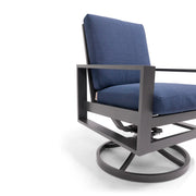 Sutton Cushioned Swivel Rocker Dining Chair - The Great Escape