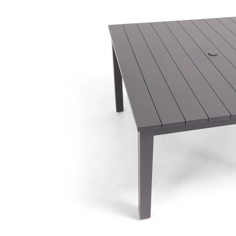 Sutton 44 Inch Square Slat Dining Table - The Great Escape