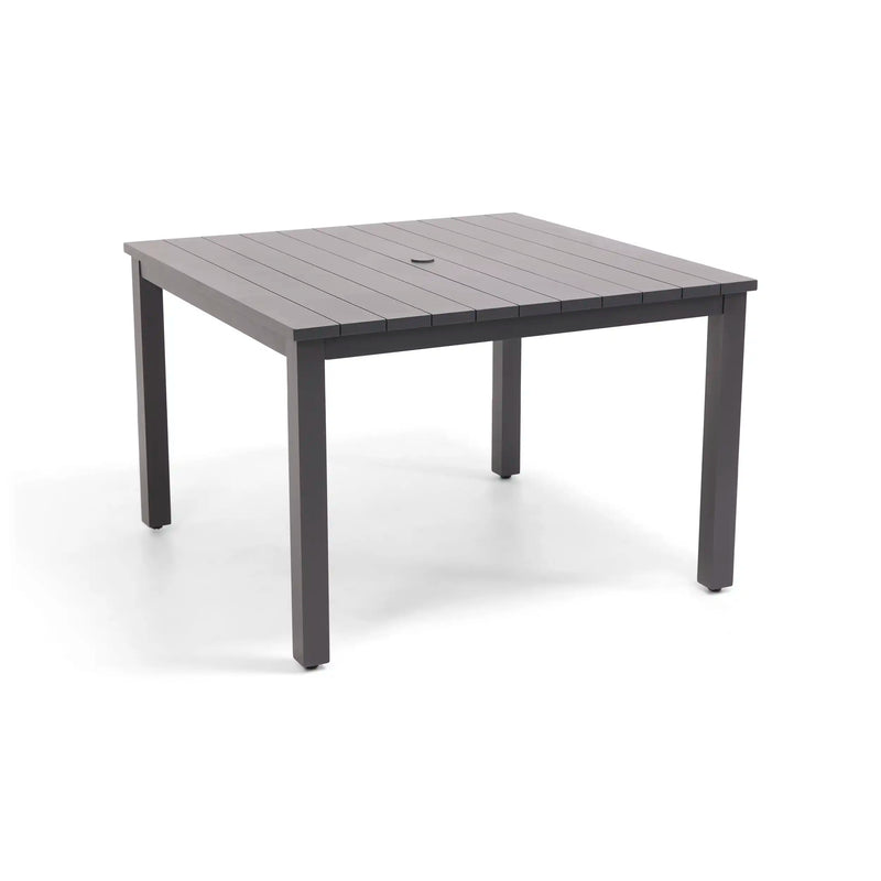 Sutton 44 Inch Square Slat Dining Table - The Great Escape