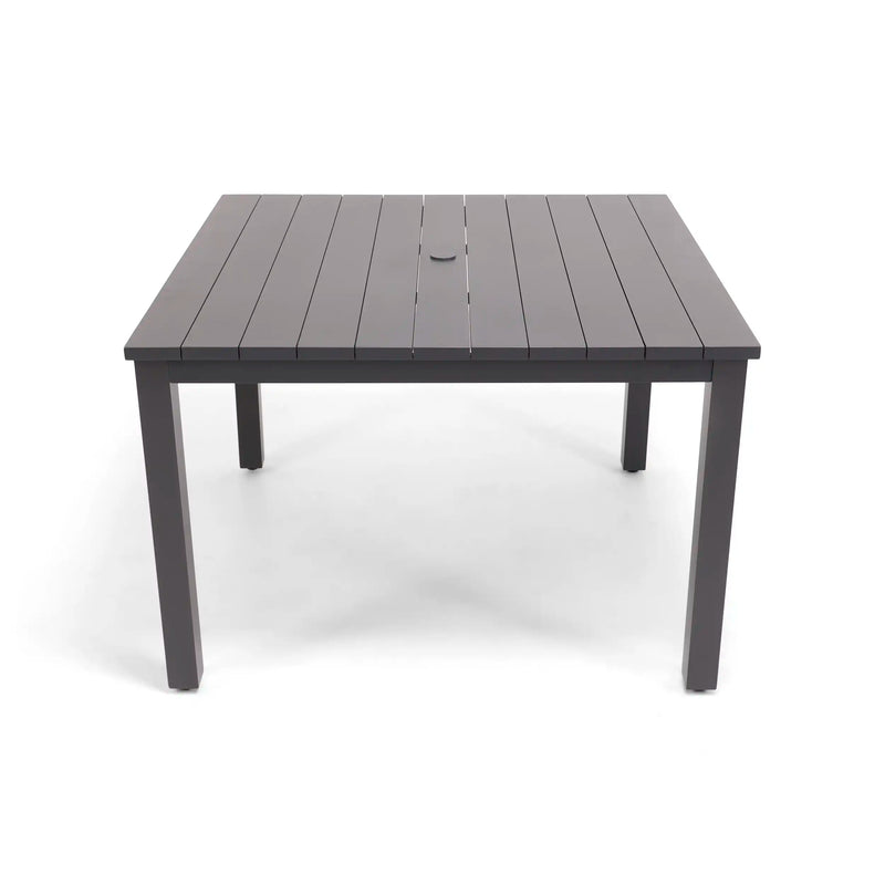 Sutton 44 Inch Square Slat Dining Table - The Great Escape