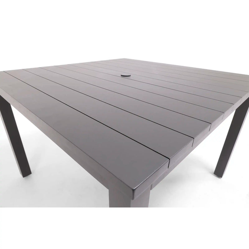 Sutton 44 Inch Square Slat Dining Table - The Great Escape