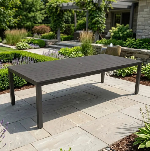 Sutton 44"x100" Rectangle Slat Dining Table - The Great Escape