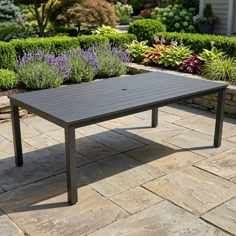Sutton 44"x84" Rectangle Slat Dining Table - The Great Escape