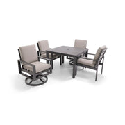 Sutton Cushioned 5 Piece Dining Group Dove - The Great Escape